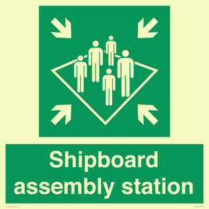 Shipboard assembly station